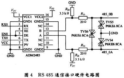 RS485通讯接口电路图